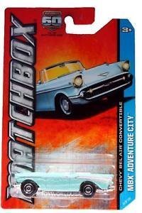 MATCHBOX MBX ADVENTURE CITY BLUE CHEVY BEL AIR CONVERTIBLE 15 OF 120