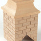 Dollhouse Miniature Unfinished Partially Bricked Chimney
