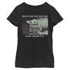 STAR WARS girls Star Wars: Mandalorian Favorite Show Meme Short Sleeve Tee T Shirt, Black, X-Small US