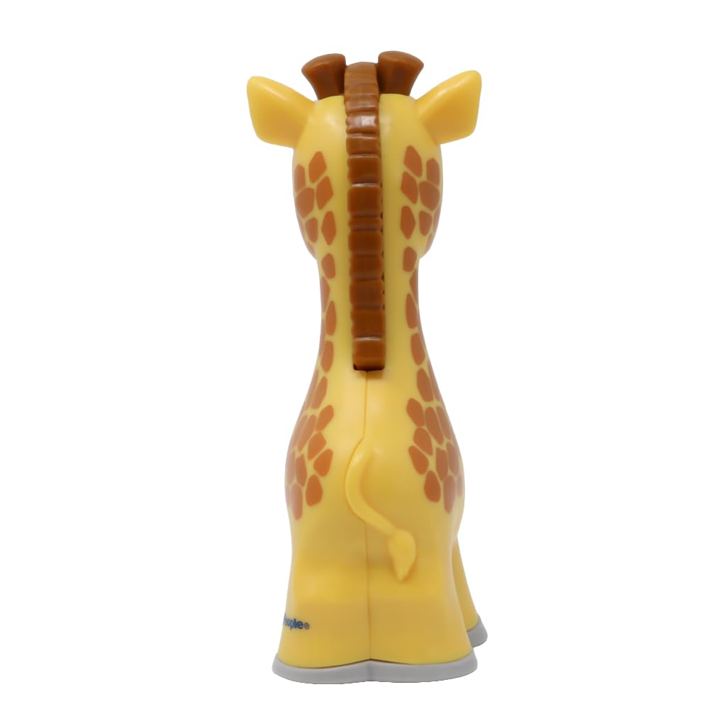 Fisher-Price Replacement Part for Collectible Little People Alphabet Fun Zoo Safari Farm Playset JGR92 - Replacement Letter G Yellow Brown Giraffe