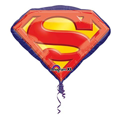 Anagram International 10022957 International Superman Emblem Pack Balloon, 26", Multicolor