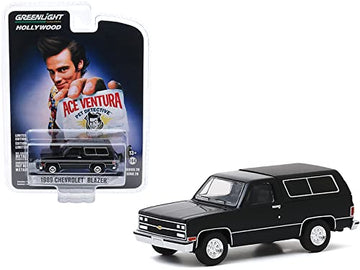 1989 Blazer Black Ace Ventura: Pet Detective (1994) Movie Hollywood Series Release 28 1/64 Diecast Model Car by Green Light