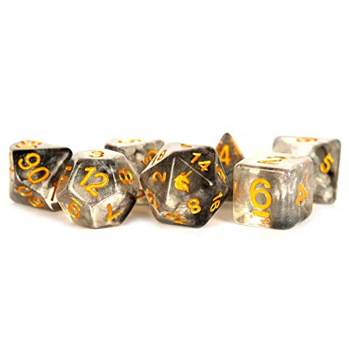 Metallic Dice Games LIC717 Unicorn-Rogue Rage Dice - 7 Piece