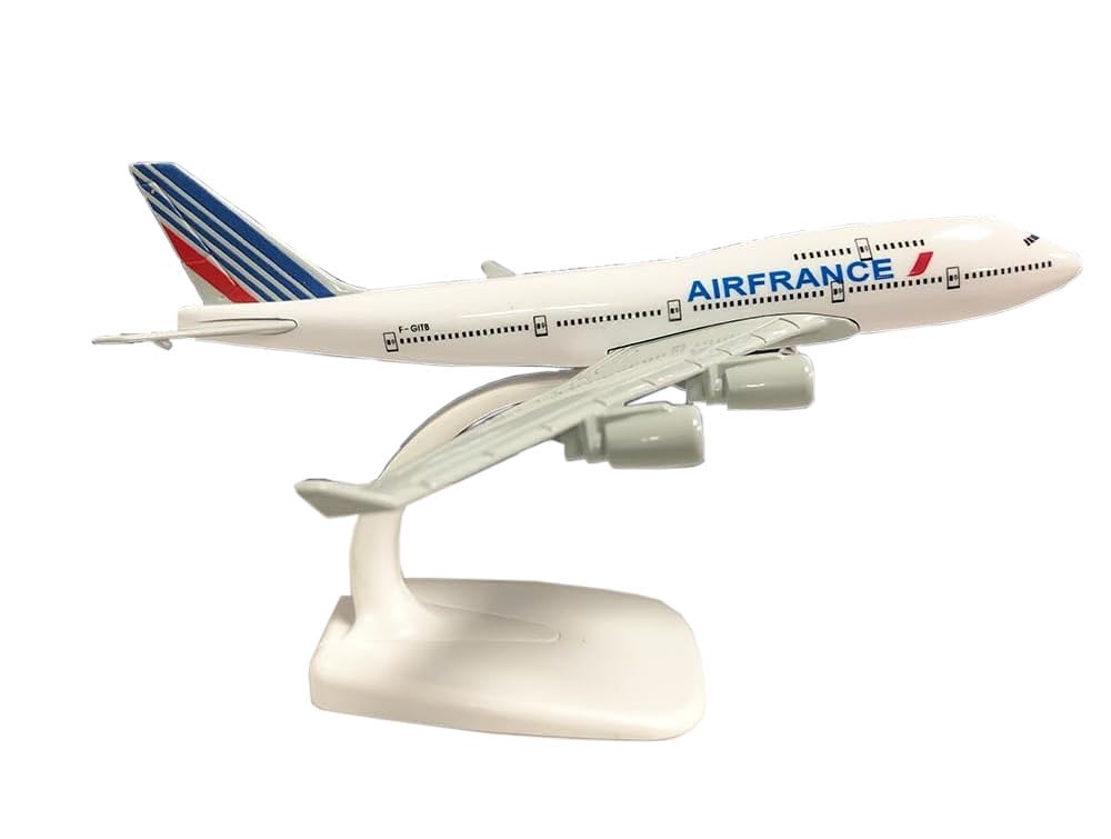 1/400 Boeing 747 Metal Alloy Diecast Aircraft Model Diecast Airplane Model (Air France B747)