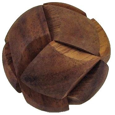 Soccer Ball 3D Wooden Puzzle Brain Teaser
