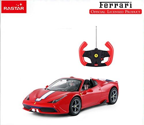 1/14 Scale Ferrari 458 Speciale A Radio Remote Control Model Car R/C RTR Auto Open & Close Roof Convertible Push Button for unisex-children
