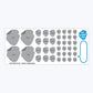 My Sticker Face Custom Face & Pet Stickers, Elite Sampler Sheet - 3 Sheets