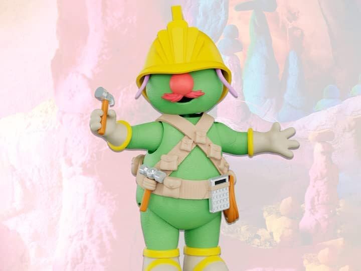 Boss Fight Studio Flange Doozer, Fraggle Rock Collectible Action Figure - Highly Articulated Figurine with Accessories Including Removable Hard Hat