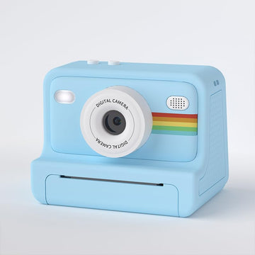 Instant Camera, Selfie Kids with 1080P Videos, Holiday Birthday Gifts for Kids Age 3-12, Toddler Portable Travel Print Digital Camera Toy for Boys