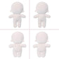 niannyyhouse 7.8in?20CM? Plush Doll Without Embroidery Naked Humanoid Stuffed Toys Dress Up Normal Body Glossy Wearable Clothing (A-2, 20CM)