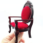 EatingBiting 1:12 Dollhouse Miniature Vintage Retro Single Sofa Chair Furniture for Living Room,Bed Room, Kitchen, Retro Vintage Designed Dolls House