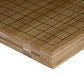 3/4" Reversible Solid Bamboo 19X19 Go Game and 13x13 Quick Game Board