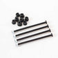 Greendhat BAIJAC Front and Rear Swing Arm Screw Pin with Shaft Sleeve for Wltoys 144002 144010 124016 124017 RC Car Parts Accessories