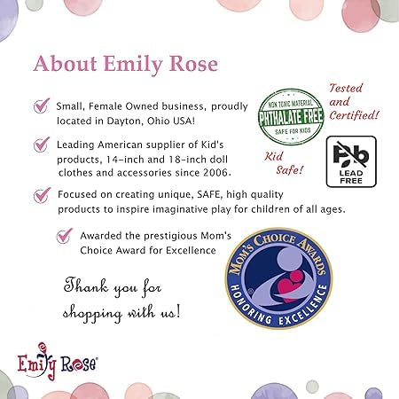 Emily Rose 18 Inch Doll Pink Folding Camping Sports Camp Beach 2 Chair Toy Set with Carry Storage Case | Furniture & Accessories Fits 14 - 19 Inch