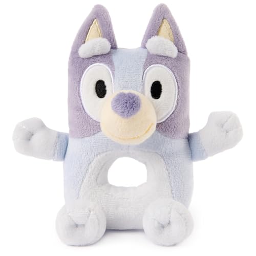 GUND Bluey Official 6-Inch Plush Ring Rattle Sensory Toy
