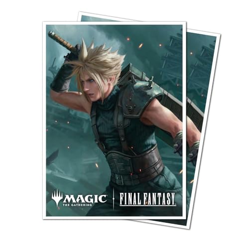 Ultra PRO - Final Fantasy x Universes Beyond Cloud, Ex-Soldier 105ct APEX Deck Protector™ Sleeves for Magic: The Gathering | Trading Card Accessories
