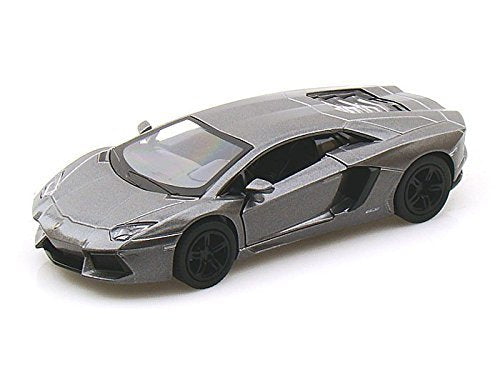 KiNSMART Lamborghini Aventador LP700-4 1:38 Scale 5" Die Cast Metal Model Super Car Toy (Grey)