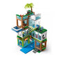 LEGO My City Apartment Building 60365 Toy Set with Connecting Three Floor Room Modules, Includes a Mobility Scooter, Bike and 6 Minifigures for