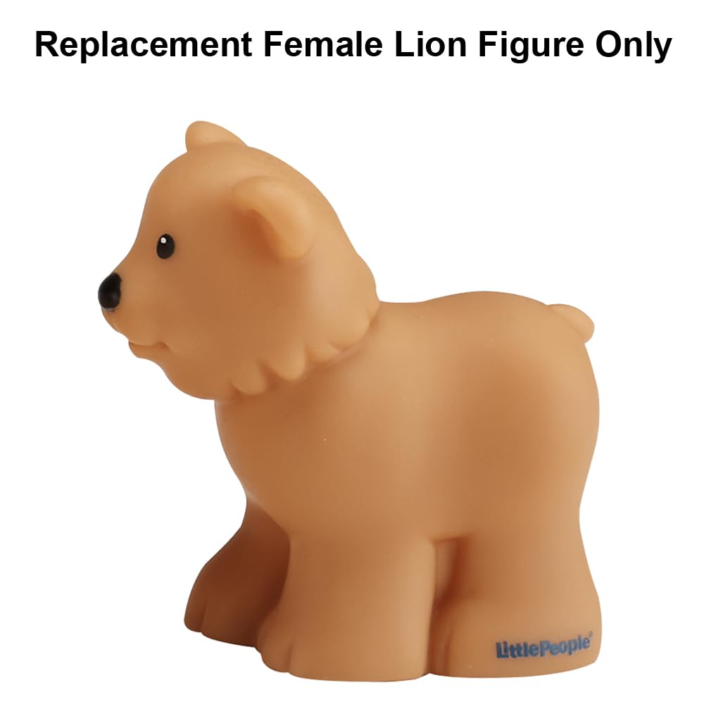 Replacement Part for Fisher-Price Little-People Noah's Ark Playset BMM06 - DKV14 - Replacement Female Lion Figure - Works with Other Sets Too -