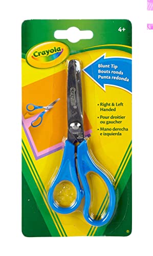 Crayola Scissors (Single Pack), 7" Blunt Tip Scissors For Kids, Back To School Supplies, Kids Arts & Crafts, Colors May Vary