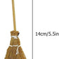 5Pcs Witch Broom, Miniature Broom Props Artificial Mini Broom Fairy Hopuse, Mini Straw Broom Fairy Micro Landscape Decoration Witch Broom Sweeping