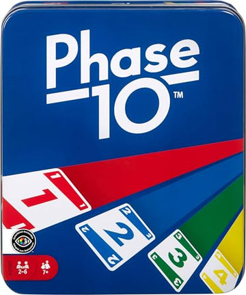 Mattel Games Phase 10 Card Game with 108 Cards, Makes a Great Gift for Kids, Family or Adult Game Night, Ages 7 Years and Older (Amazon Exclusive)