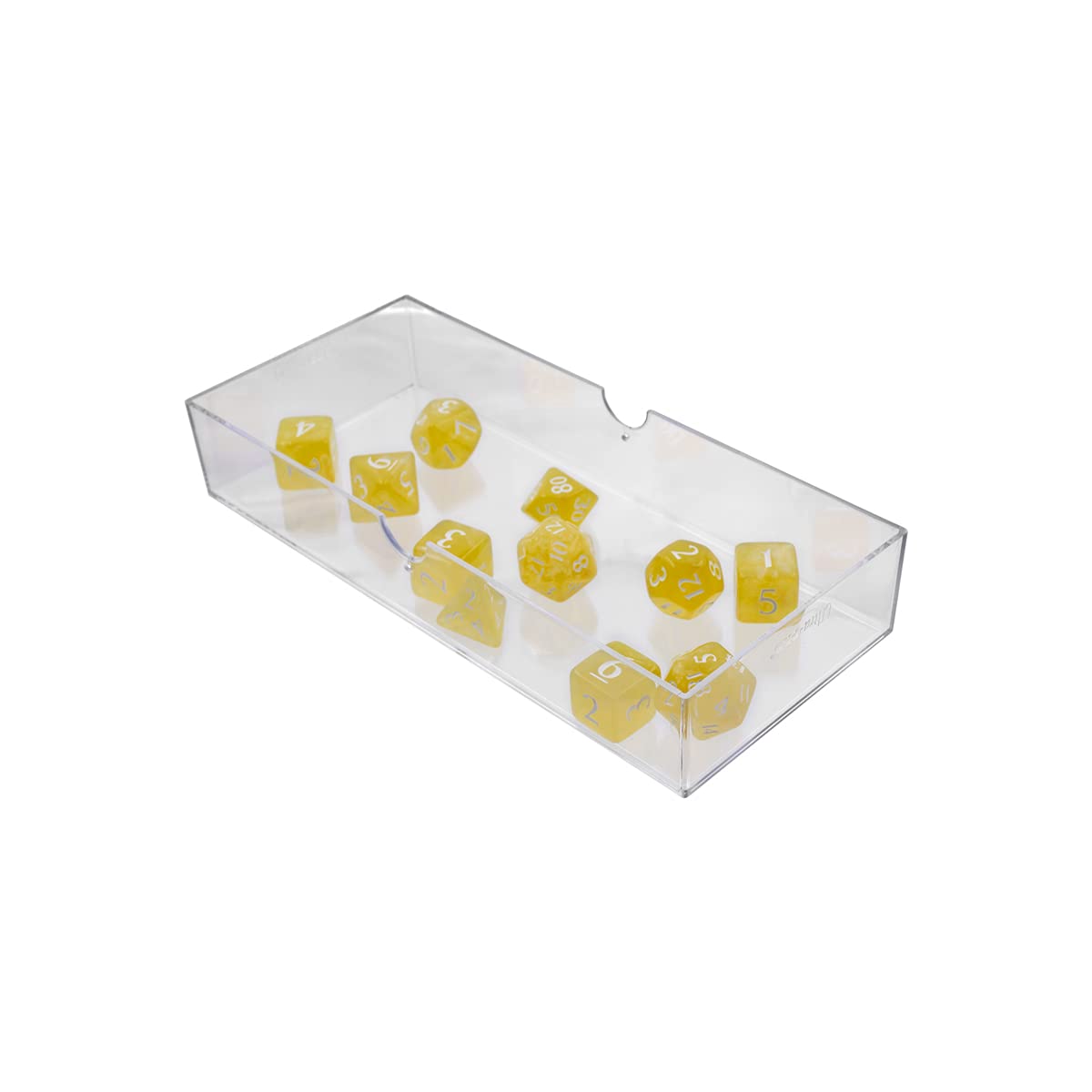 Ultra PRO - Eclipse 11 Dice Set (Lemon Yellow) - Great Dice Set for All Kinds of Card Games and Board Games Such As, DND, MTG, and RPG - UP Your Game