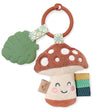 Itzy Ritzy Infant Toy & Teether - Itzy Pal Baby Teething Toy Includes Lovey, Crinkle Sound, Textured Ribbons & Silicone Teether Toy for Newborn
