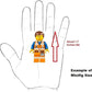 LEGO Ninjago Crystalized: Jay Golden Dragon Minifigure with Nunchucks of Lightning