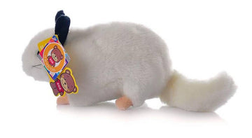 Backlood Toys 12 inch Chinchilla Plush Toy Chinchilla Stuffed Toy (White)