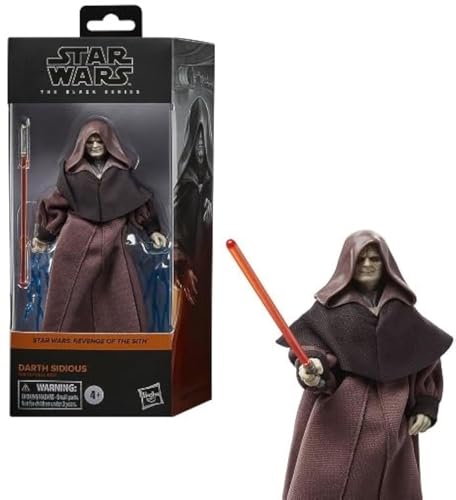 Star Wars The Black Series HSG0023 6-inch Action Figure Darth Sidious, 15cm/5.9in