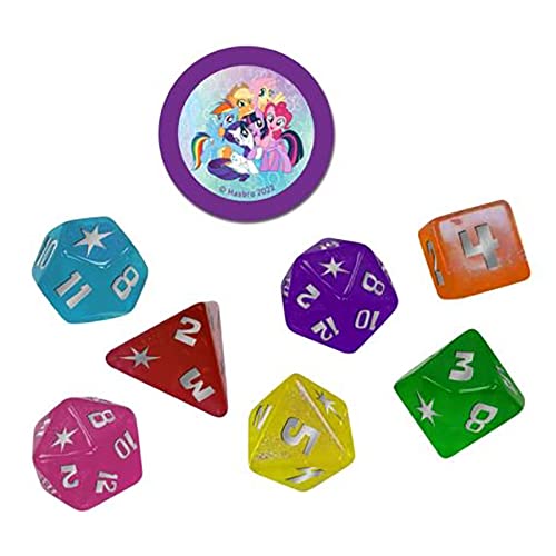 Renegade Game Studios My Little Pony RPG Dice Set - Polyhedral Dice for Tabletop Roleplaying