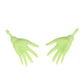 Replacement Parts for Collectible Monster High Venus McFlytrap Doll BDF09 - Set of Replacement Hands - Left and Right - Green