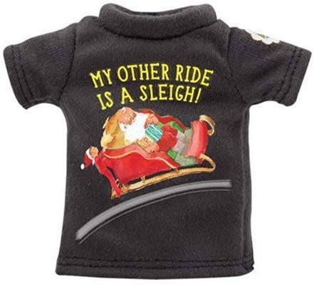 The Elf on the Shelf Clothing Set - 3 Tshirt Value Pack and Carrying Case - Three Stylish Tees for Boy Elf or Girl Elf