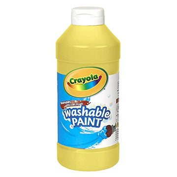 CRAYOLA LLC CRAYOLA WASHABLE PAINT 16 OZ YELLOW (Set of 24)