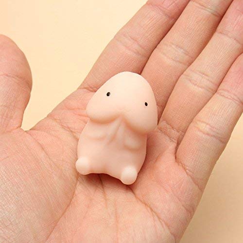 CoscosX 12 Pcs Mini Novelty Tricky Stress Mochi Toys Super Soft Squishies Kawaii Slow Rising Decompression Squeeze Squeezing Stress Relief Toys