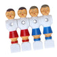 4 PCS Old Style Foosball Soccer Table Men Player (Red and Blue)