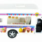 KiNSFUN Ice Cream Truck Die Cast Metal Toy w/Pullback Action