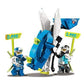 LEGO NINJAGO Jay’s Cyber Dragon 71711 Ninja Action Toy Building Kit (518 Pieces)