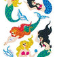 Bulk Roll Prismatic Stickers, Mermaids (50 Repeats)