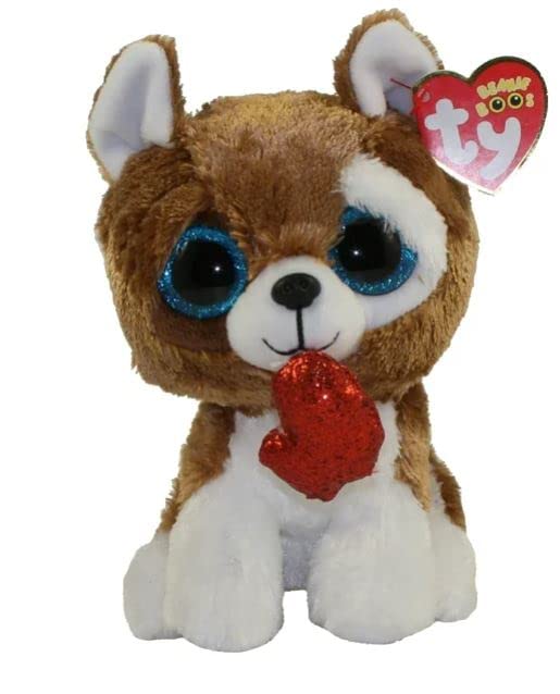 Ty Smootches Dog Reg 6" Stuffed Animal Plush