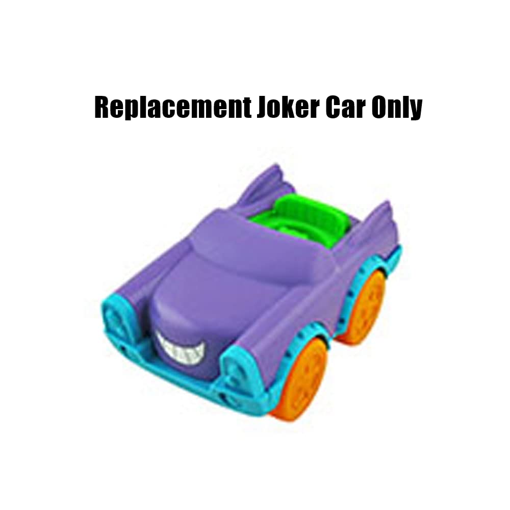 Replacement Part for Fisher-Price Little People DC Superfriends Deluxe Batcave Playset - HHY77 ~ Replacement Purple and Blue Joker Car