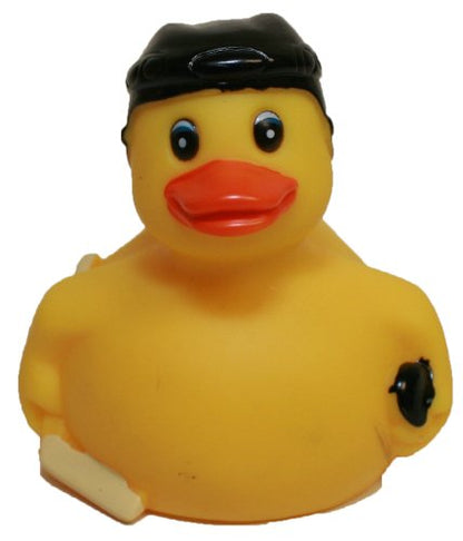 Rubber Ducks Hockey, Brand Sports Rubber Ducks That Float Upright & Race, Bath Rubber Toy Ducky Birthday Gift-All Depts. Hockey Player Deluxe Gift c