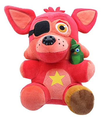 Funko Plush: Five Nights At Freddy's (FNAF) Pizza Sim: Rockstar Foxy - FNAF Pizza Simulator - Collectible Soft Plush - Birthday Gift Idea - Official