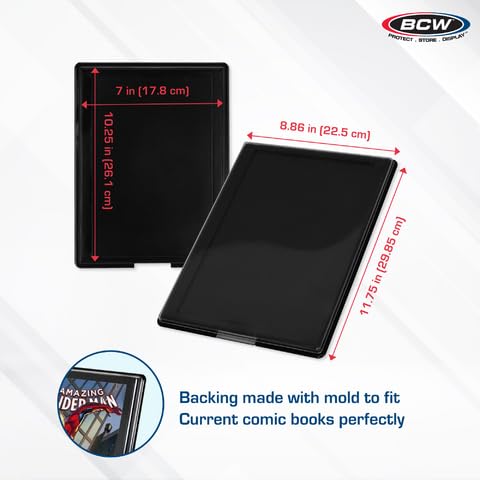 BCW Comic Book Frame with UV Protection | Modern/Current Age | Comic Book Display Frame | Comic Book Showcase Display Case | Comic Book Holder Picture