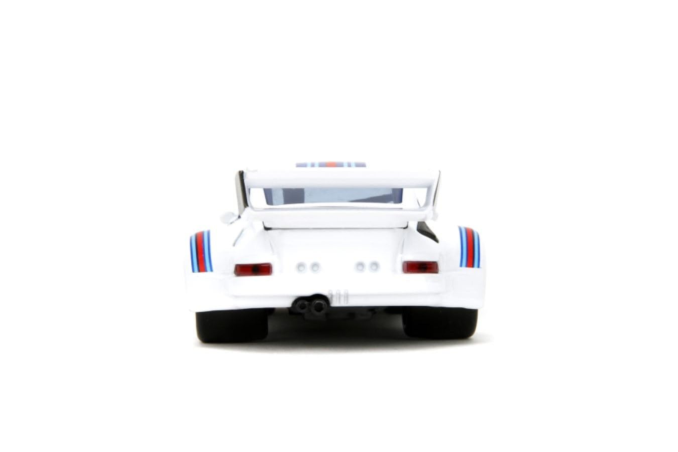 Jada 34793 Porsche 935 Turbo No.4 Jazz White with Blue & Red Stripes Transformers Hollywood Rides Series 1 by 32 Diecast Model Car