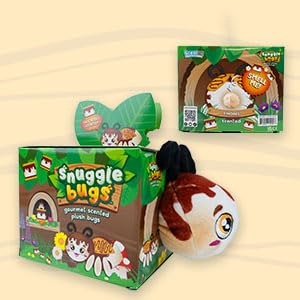Snuggle Bugs (Firefly) - S’Mores Scented Plush Toy - Cute Firefly Stuffed Animal for Kids, Aromatherapy Gift, Soft Collectible Plush Bug, Cozy Stress