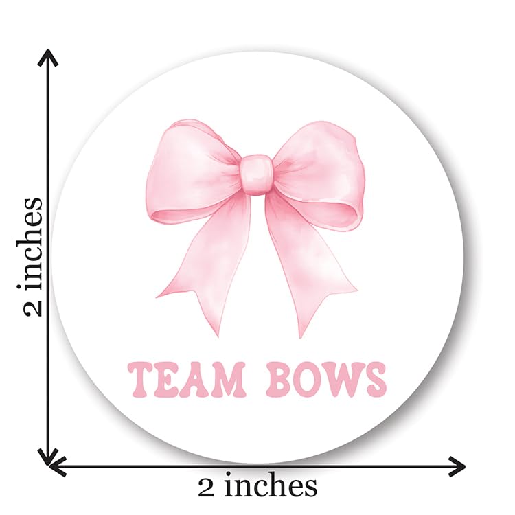 Boots or Bows Western Gender Reveal Stickers - 40 Labels (20 of Each Design)