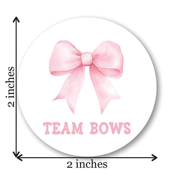 Boots or Bows Western Gender Reveal Stickers - 40 Labels (20 of Each Design)