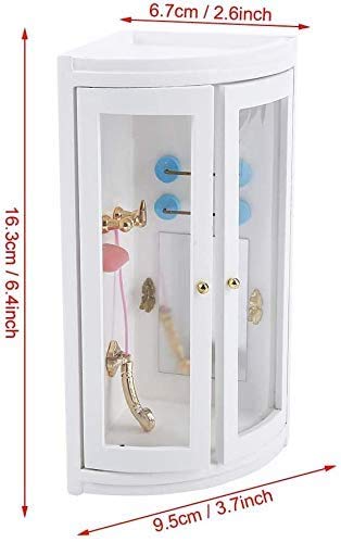 EatingBiting Handcraft 1:12 Small House Miniature Wooden Shower Room Bathroom for mini Furniture Landscape, Vivid 1 Set Shower Room Bathroom with All